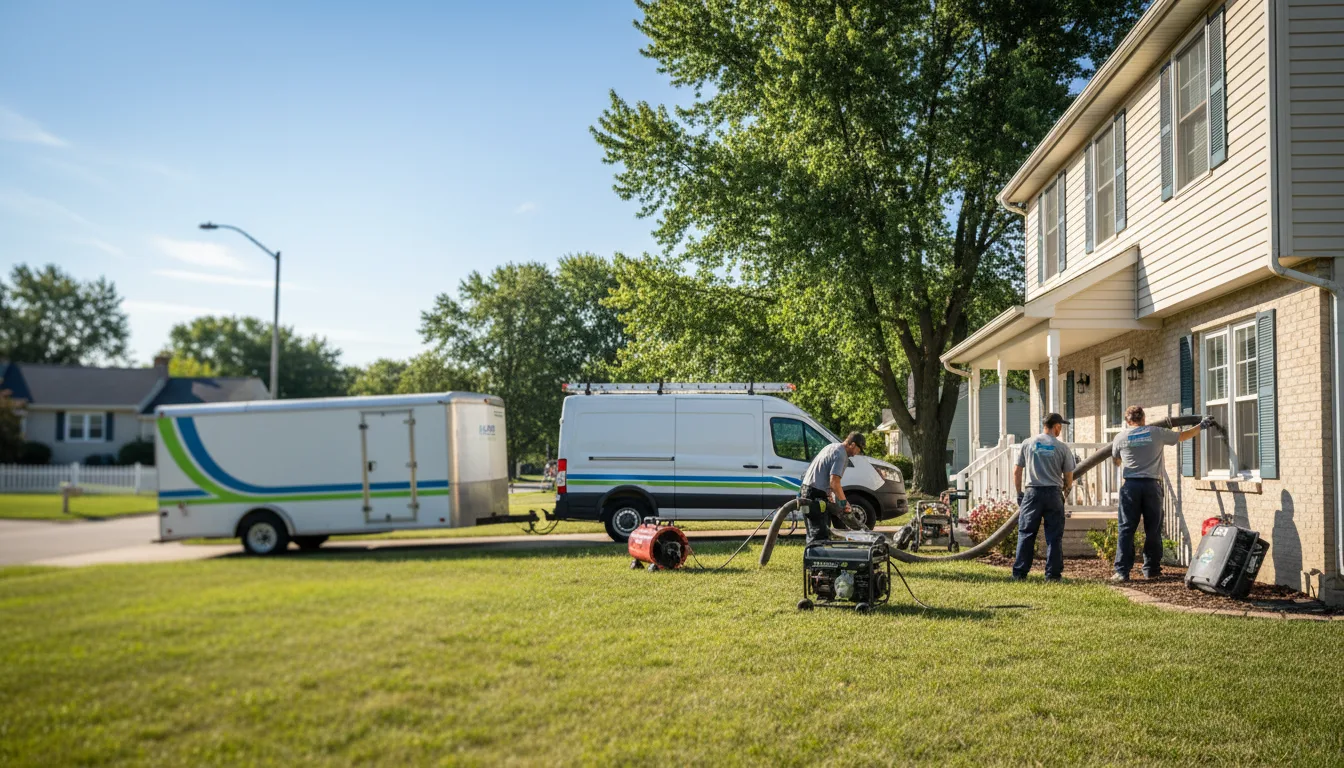 Flooded Basement Restoration And Cleanup With Repair in Lincoln, KS near me